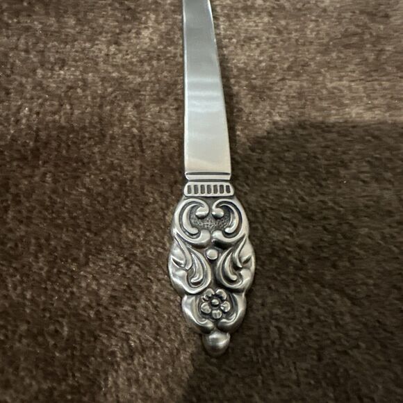 7pc Serving Set Fork Casserole Pierced Oneida Community VINLAND Stainless - Picture 2 of 10